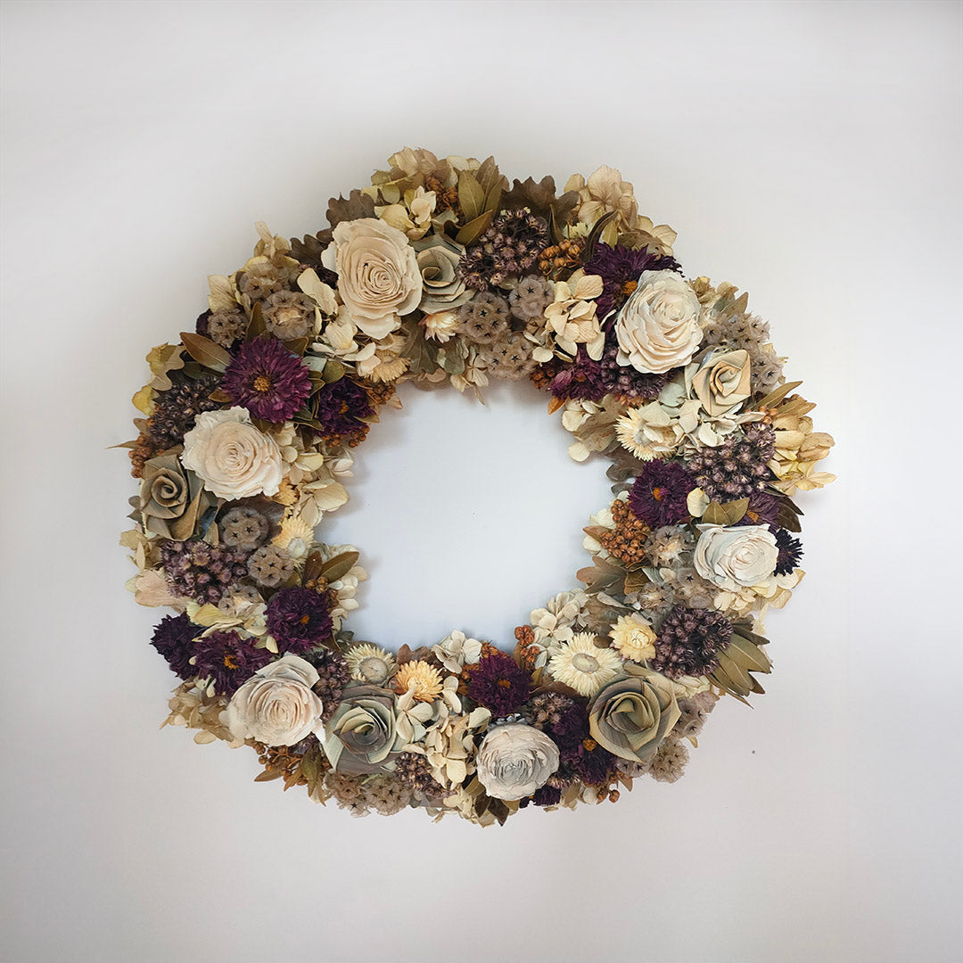 Garden Flower Wreath